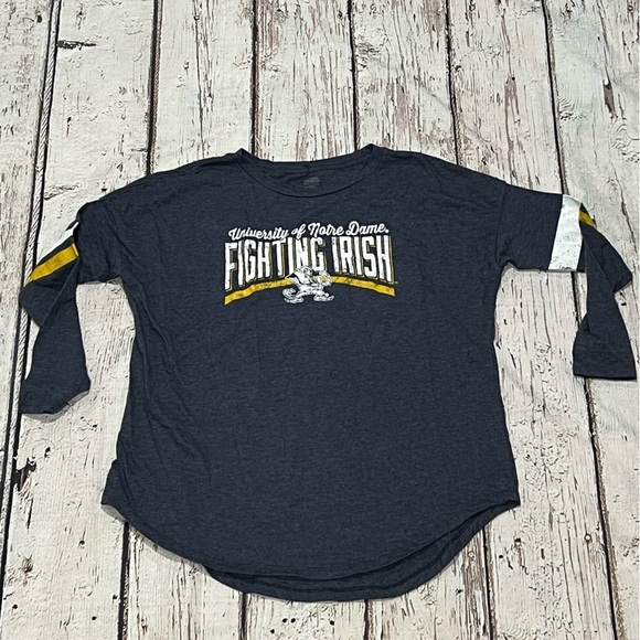 Women's University of Notre Dame Fighting Irish Sports Tee Top Shirt - Picture 1 of 6
